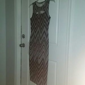 Sexy Fitted Mid Length Dress